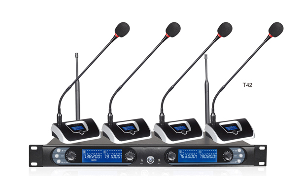 8845B Four Channels Wireless Conference Microphone s