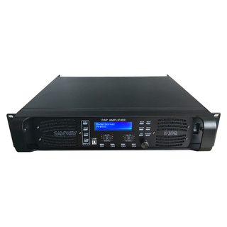 D10Q 4CH Sound Audio Digital DSP Power Amplifier with Ethernet