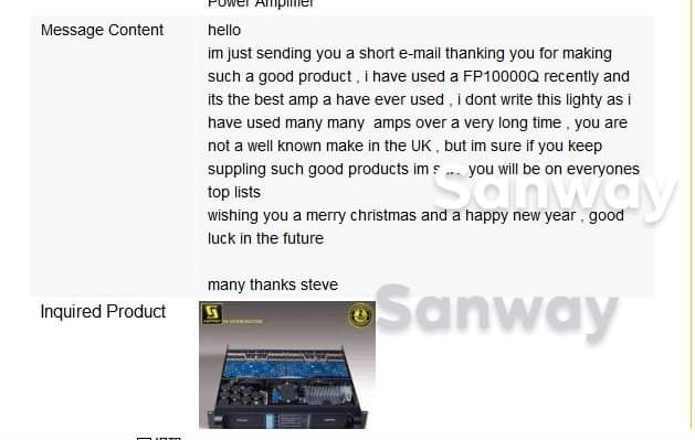 Sanway amplifiers reviews 
