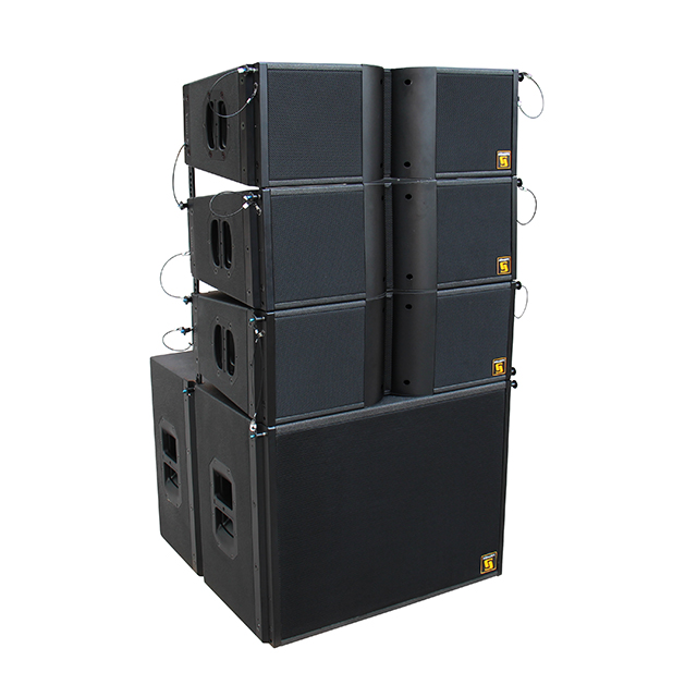LA208 dual 8 inch self powered line array system