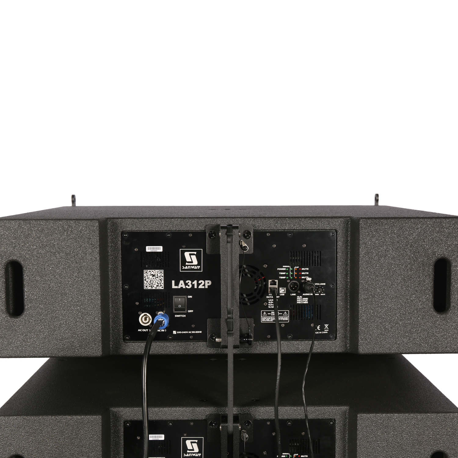 LA312P High Output Dual 12 Inch 3 Way Active Line Array
