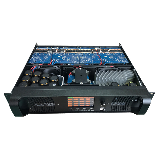 Sanway 4 Channel Digital DSP Audio Power Amplifier with Touch Screen DP10Q