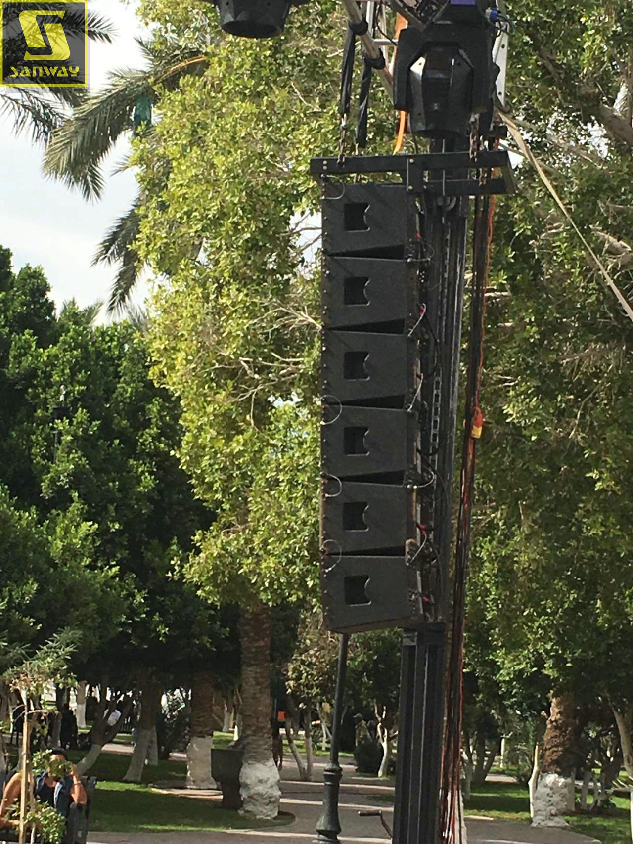 12 PCS VR10 single 10 inch line array feedback