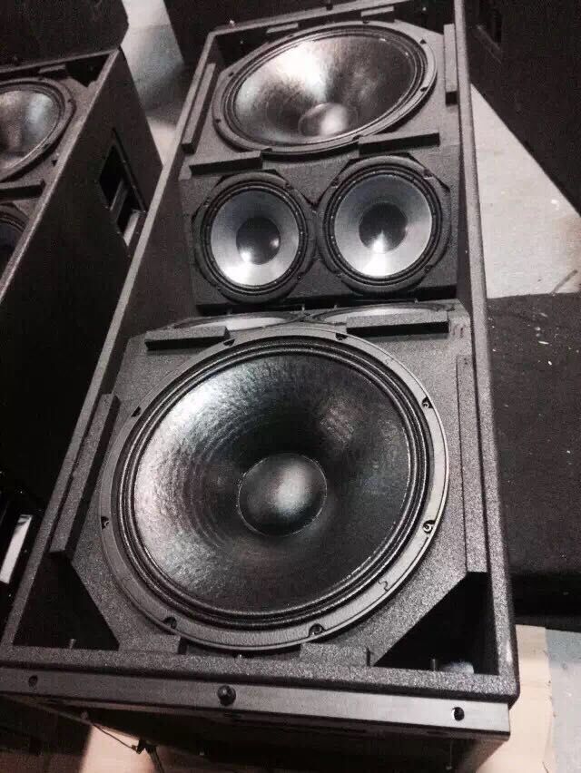 VT4889 3 Way Dual 15" High Performance Power Audio Speaker Linear System