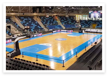 KARA line array system in basketball 